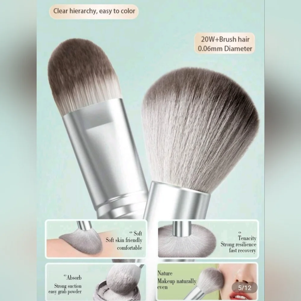 14 Piece Makeup Brush Set